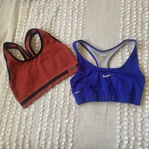 Nike Fit Dry & New Balance Sports Bras